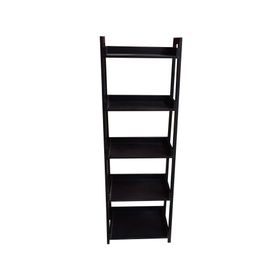 Librero escalera negro 152x51x35 cm