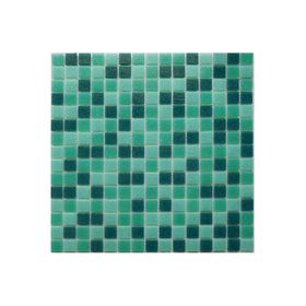 Mosaico piscina 32,7x32,7 cm verde agua Norglas
