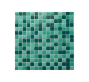 Mosaico piscina 32,7x32,7 cm verde agua Norglas