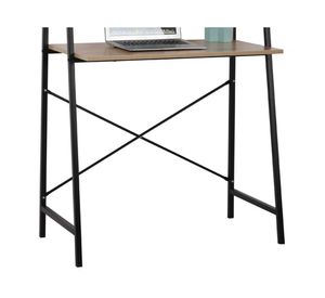 Centro trabajo 142/74x84x44 cm Lía natural/negro