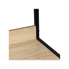 Repisa 6 niveles Alerce natural/negro M+Design