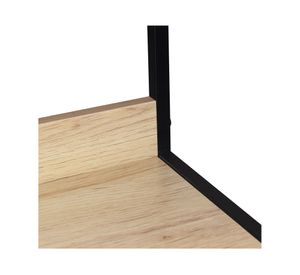 Repisa 6 niveles Alerce natural/negro M+Design