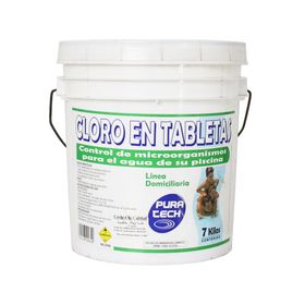 Cloro tableta piscina 7 kg Pura tech