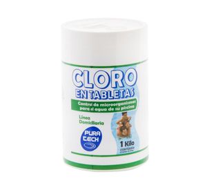 Cloro tableta piscina 1 kg Pura tech