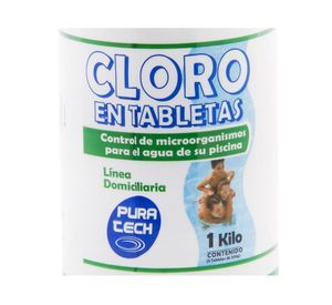 Cloro tableta piscina 1 kg Pura tech