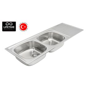 Lavaplatos Reversible inoxidable 15x123x43.5 cm