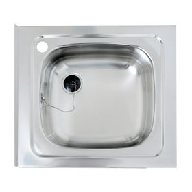 Lavaplatos sobrepuesto 45.50 1C inoxidable 15x45x50 cm