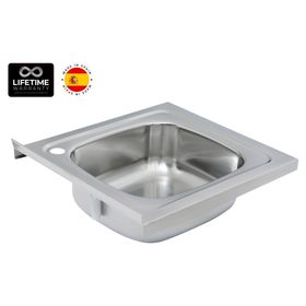 Lavaplatos sobrepuesto 45.50 1C inoxidable 15x45x50 cm