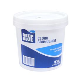 Cloro granulado piscina 1 kg Deep blue