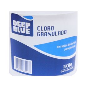 Cloro granulado piscina 1 kg Deep blue