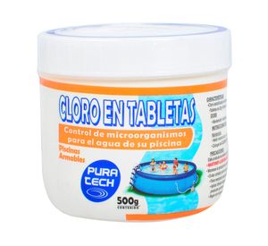 Cloro tableta piscina 500 gr Pura tech