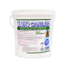 Cloro granulado piscina 3 kg Pura tech