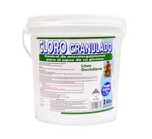 Cloro granulado piscina 3 kg Pura tech