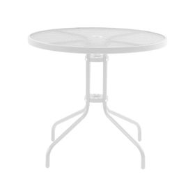 Mesa redonda blanco Outzen