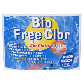Bio free cloro piscina 2 litros Pura tech