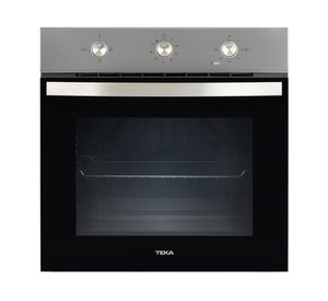 Horno eléctrico empotrado HBB-535 SS negro/gris 67 lt