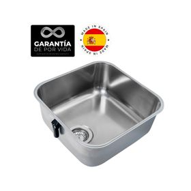 Lavaplatos Be 40.40-18 inox 18x43.3x43.3 cm