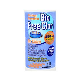 Bio free clor piscina 1 litro Puratech