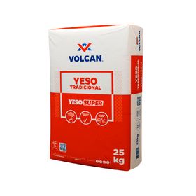 Yeso 25 kg super blanco Volcán