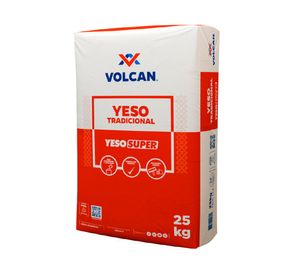 Yeso 25 kg super blanco Volcán