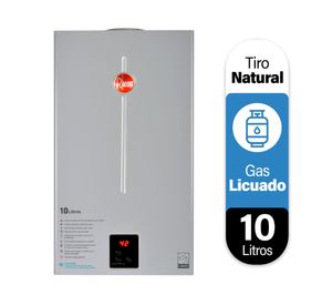 Calefont tiro natural 10 litros gas licuado Prestige Rheem