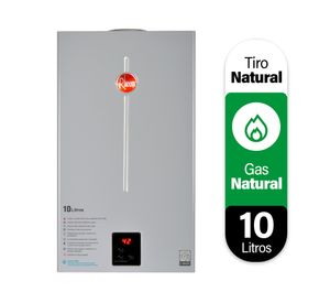Calefont tiro natural 10 litros gas natural Prestige Rheem