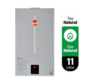 Calefont tiro natural 11 litros gas natural Prestige Rheem