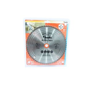Disco de sierra 10'' 254 mm x 30 80 dientes Madera KWB
