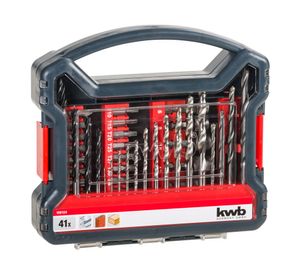 Set brocas puntas dados 41 piezas KWB.