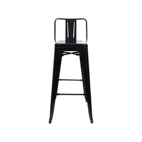 Silla bar acero Spot cooper negro