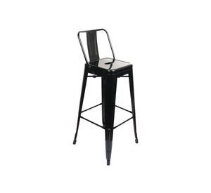 Silla bar acero Spot cooper negro