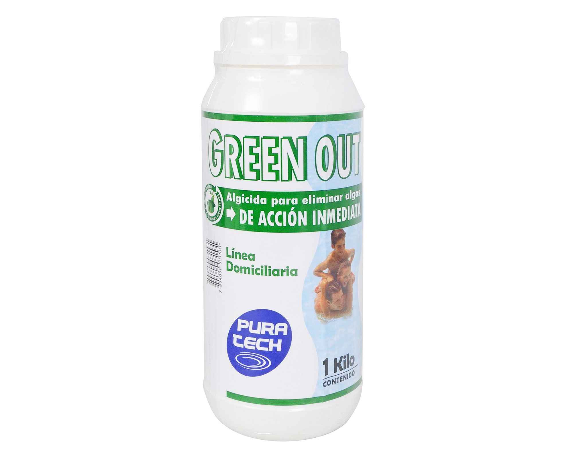 Alguicida piscina 1 kg Green out Pura tech | Easy.cl
