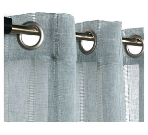 Cortina velo 140x230 cm deshilado menta Cotidiana