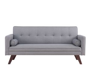 Futón Doni tela gris