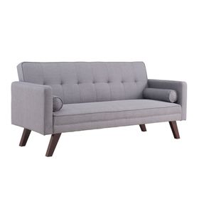 Futón Doni tela gris