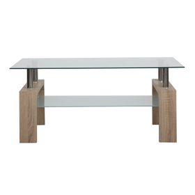 Mesa de centro rectangular natural M+Design