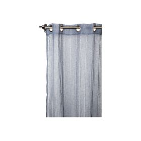 Cortina velo 140x230 cm deshilado azul Cotidiana