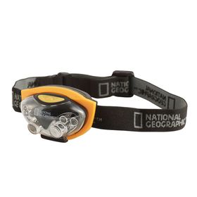 Linterna frontal LED negro National Geographic