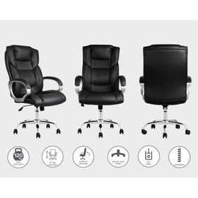 Silla de escritorio ejecutiva 6646 negro M+Design