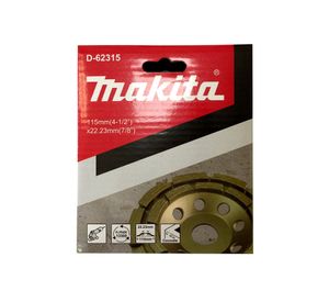 Copa diamante concreto 15300 RPM D-62315 cromado Makita