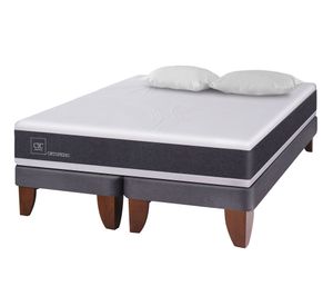 Cama europea 2 plazas Ortopedic base dividida + almohadas Cic