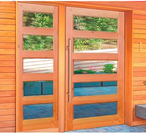 Puerta Pino Oregón Lanalhue 75x200 cm AFN