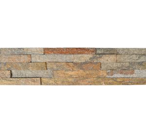 Fachaleta muro 15x60 cm piedra sahara 0,72 m2 Petratec