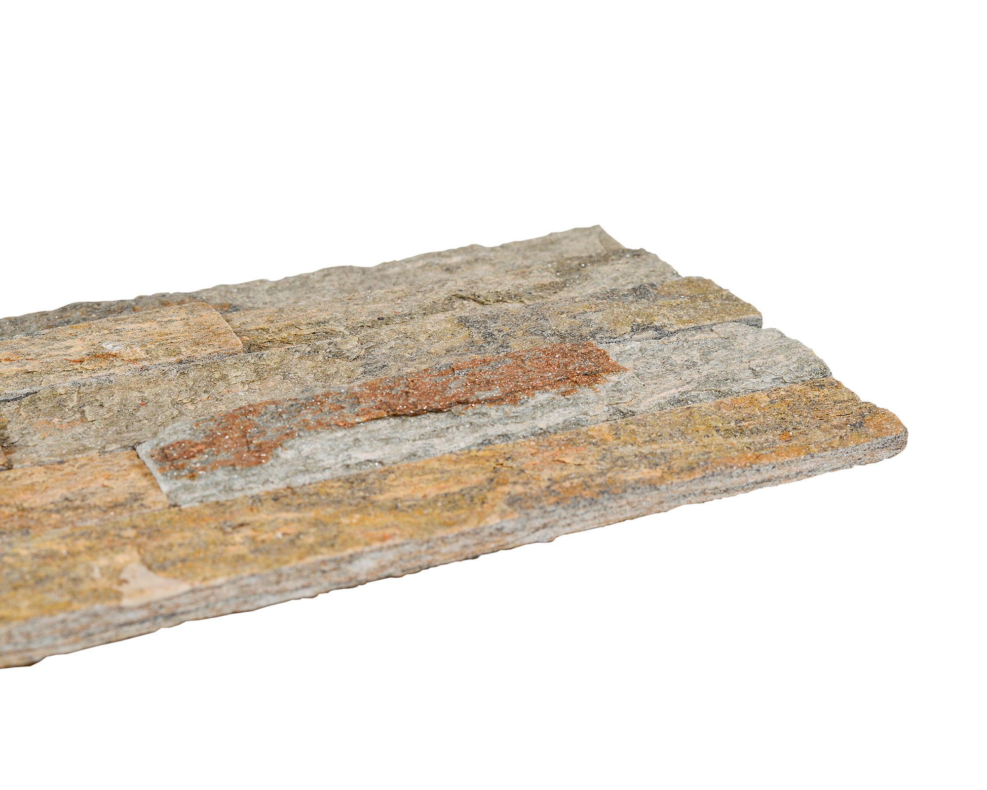 Fachaleta muro 15x60 cm piedra Sahara Petratec