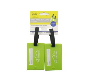 Tag maleta verde 2 unidades Pro Outdoor
