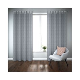 Cortina velo 140x230 cm Line gris Cotidiana
