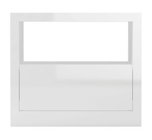 Velador 1 cajón TW40 blanco Decocasa