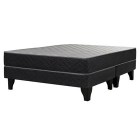 Cama europea 2 plazas x 190 cm Apolo black base dividida Celta