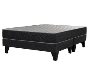 Cama europea 2 plazas x 190 cm Apolo black base dividida Celta