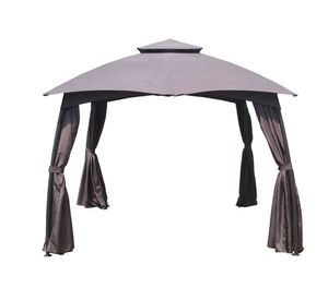 Pérgola 3x3 m Boris gris Outzen